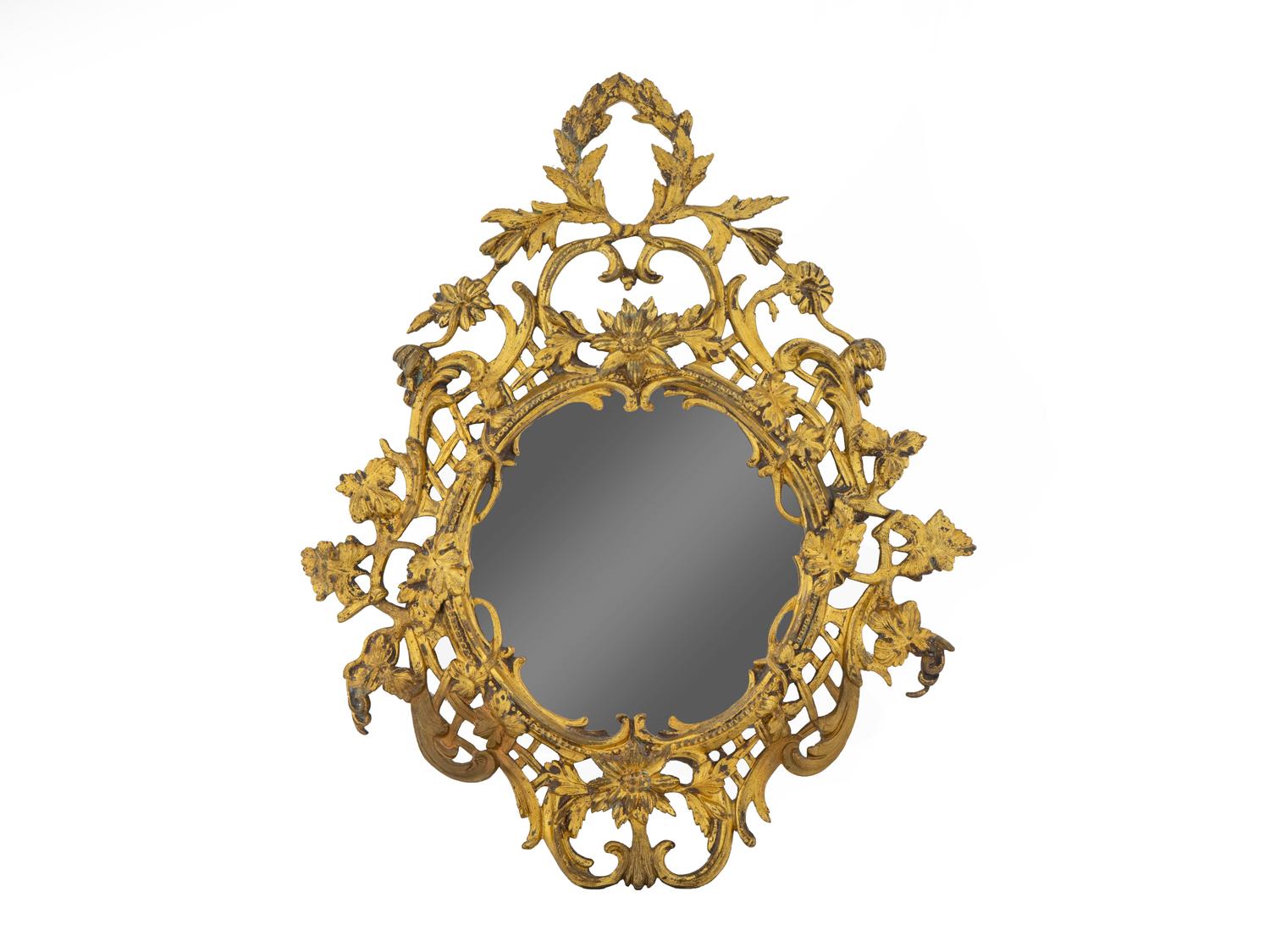 A Venetian Gilt Metal Mirror — EARLY 19TH CENTURY