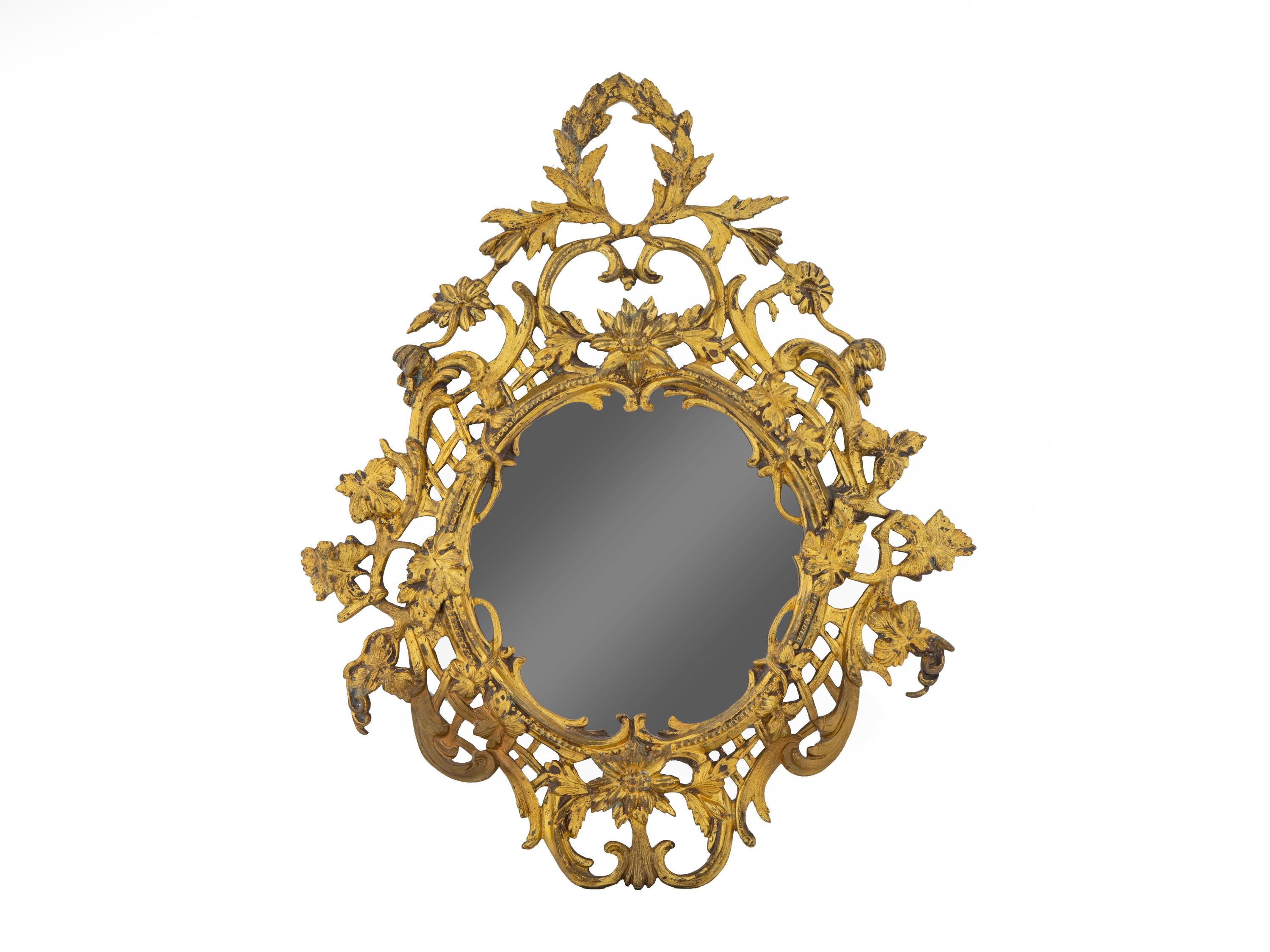 A Venetian Gilt Metal Mirror — EARLY 19TH CENTURY