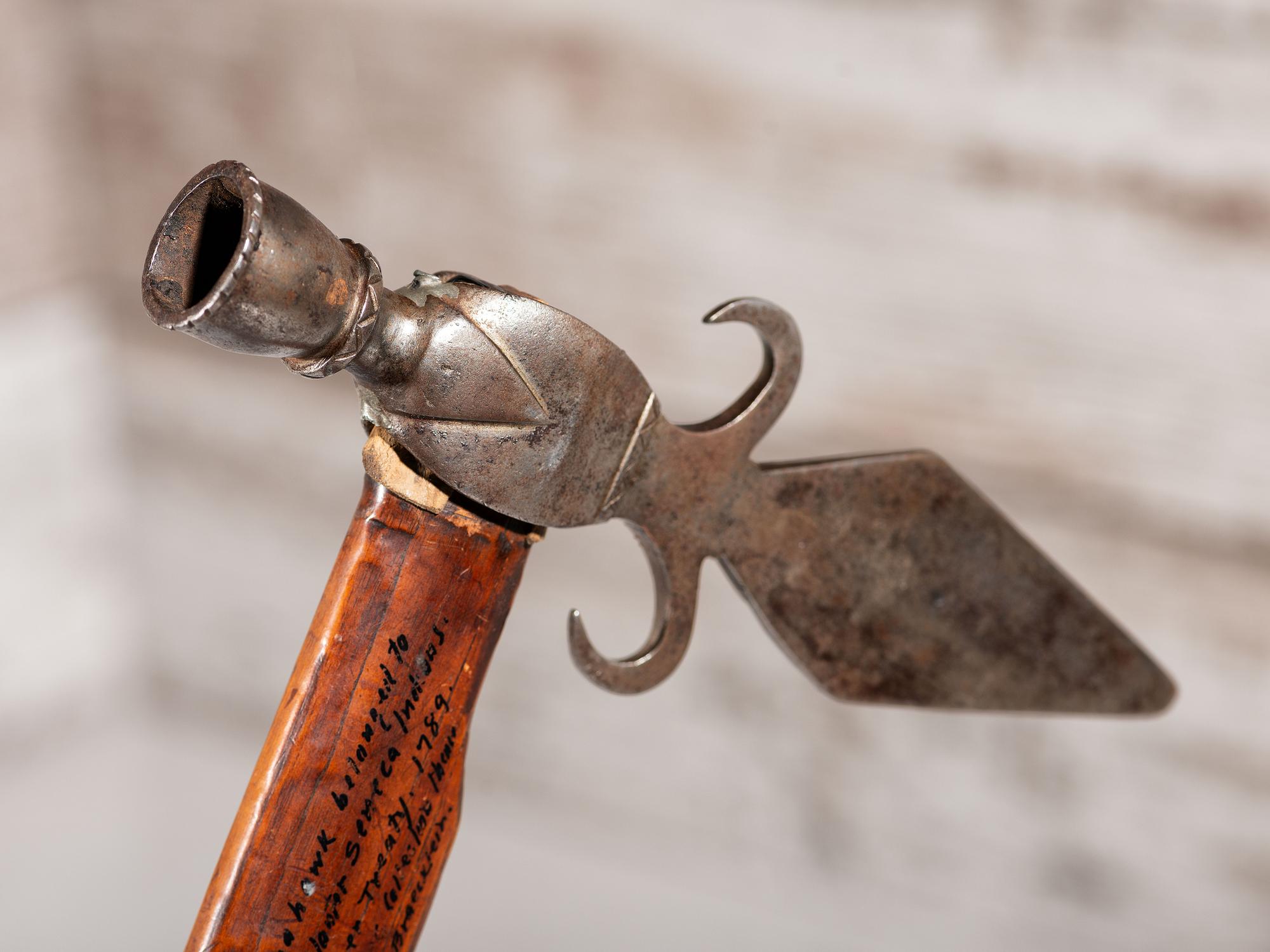 Spontoon Pipe Tomahawk, Attributed to Seneca Chief Cornplanter