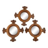 A Group of Three Renaissance Revival Oak Mirrors