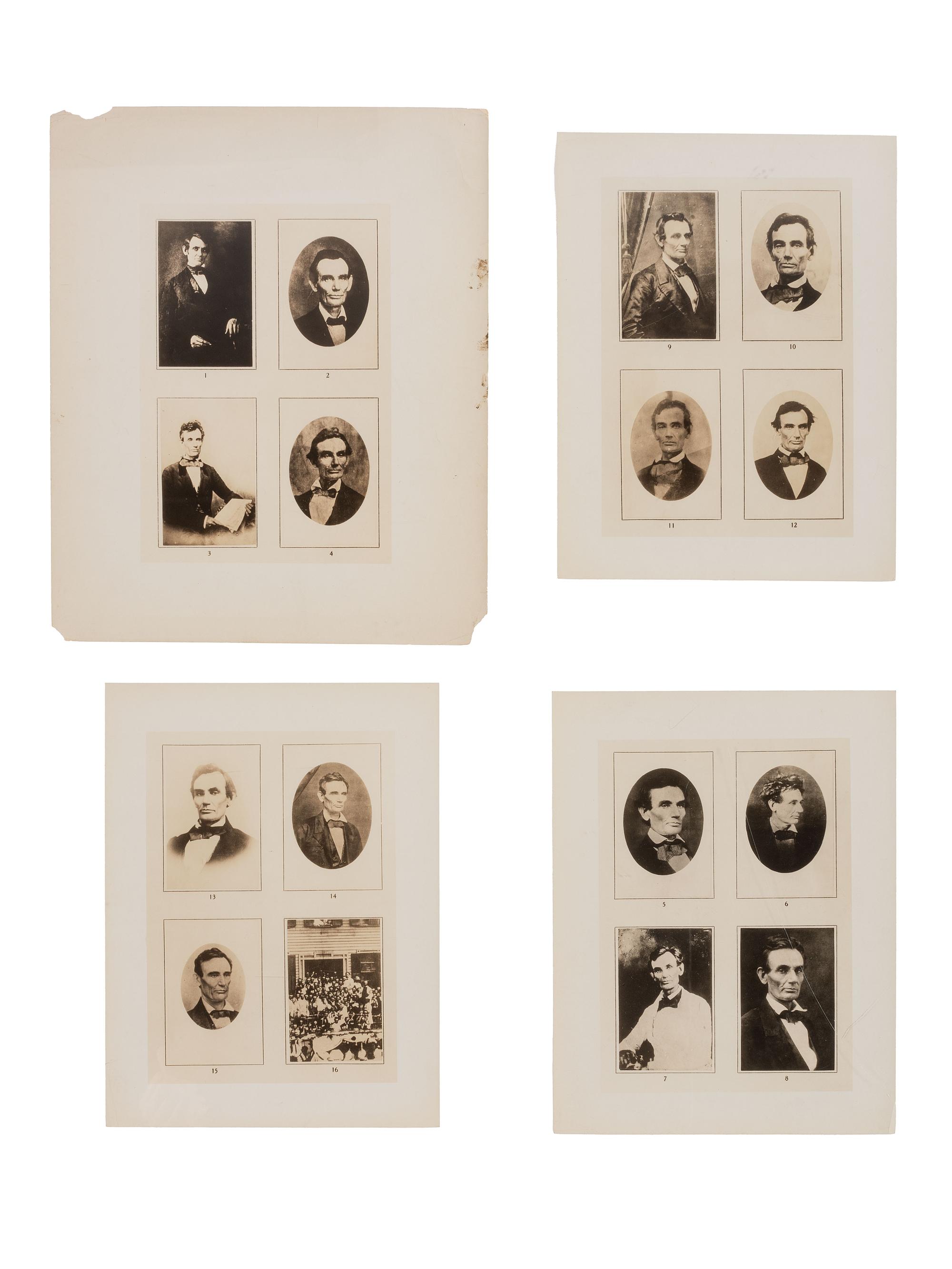 Abraham Lincoln MESERVE, Frederick Hill (1865-1962). The Photographs of Abraham Lincoln . New York: Privately Printed, 1911.