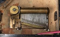 A Palais Royal Rosewood Piano-Form Musical Sewing Box