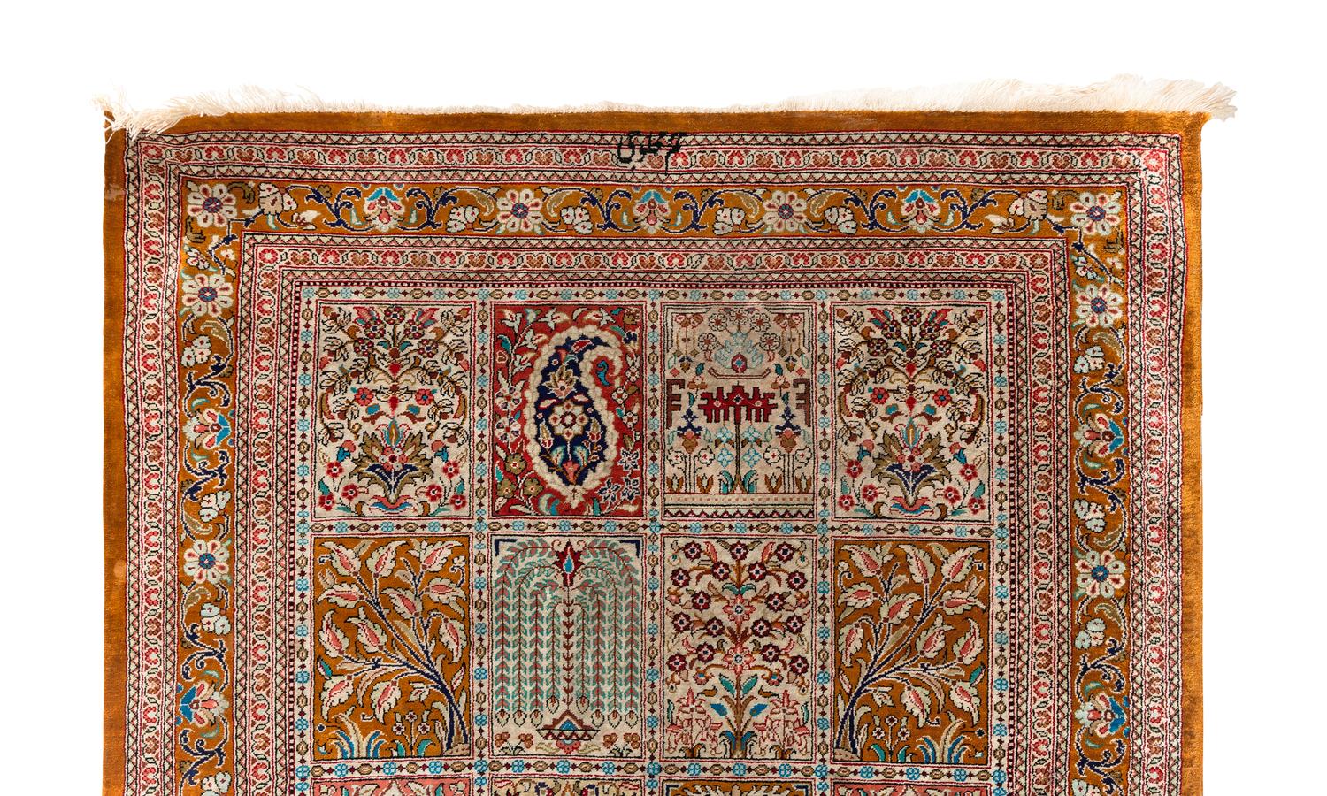 A Bakhtiari Silk Runner