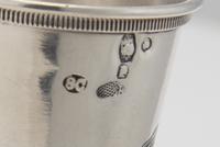 Six Polish Silver Cordials, Various Makers, Warsaw, Late 19th/Early 20th Century, comprising two similarly decorated three-piece sets,