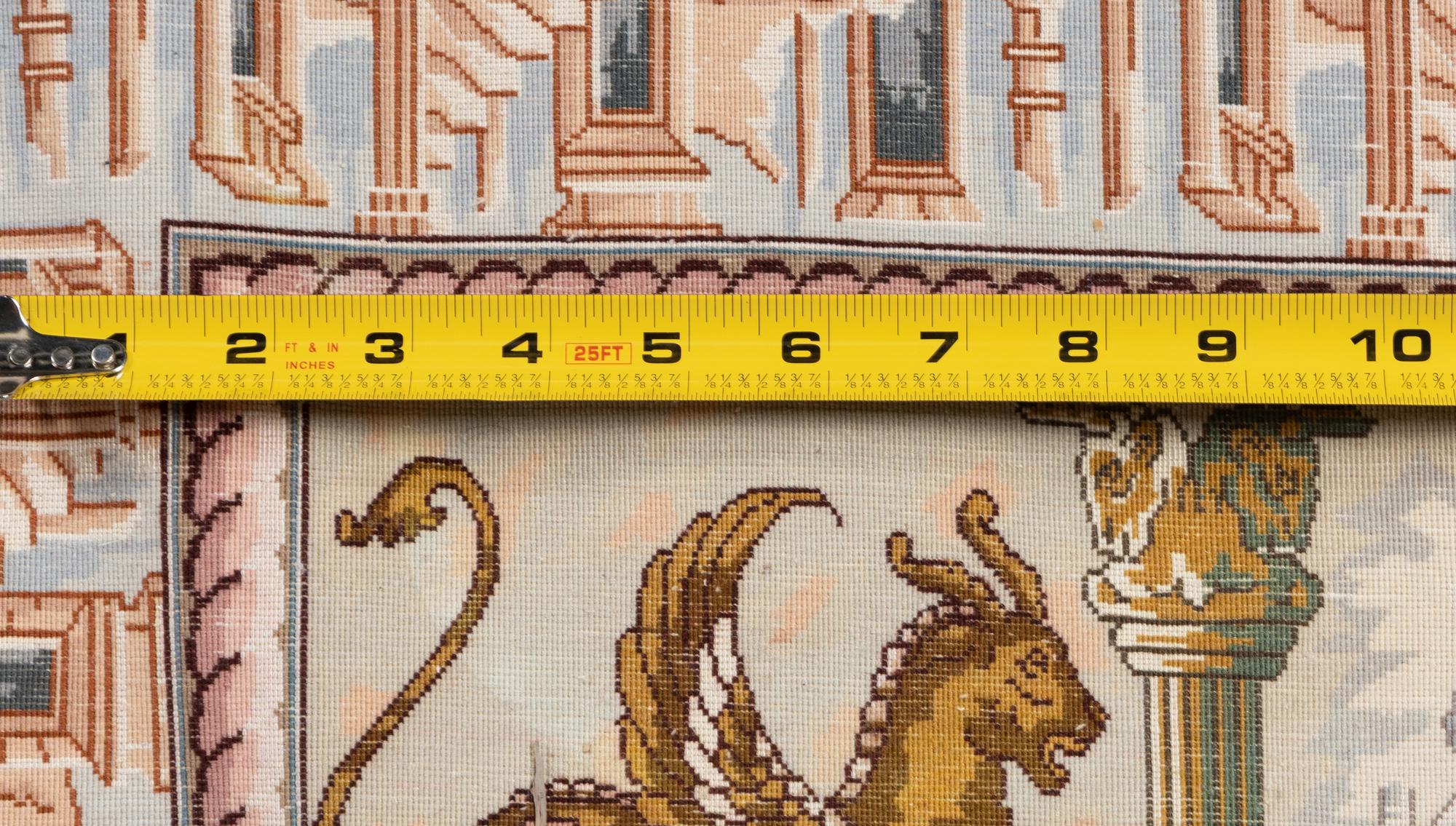 A Tabriz Pictorial Rug