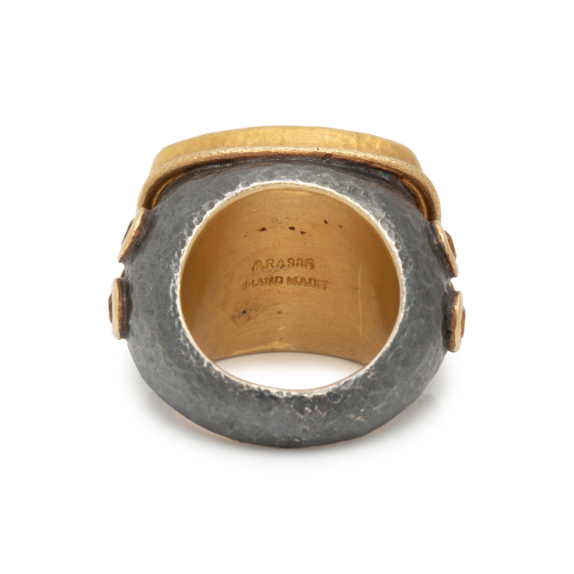 ARA, CITRINE RING