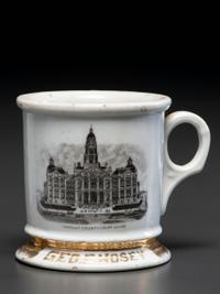 A Judge's Porcelain Occupational Shaving Mug