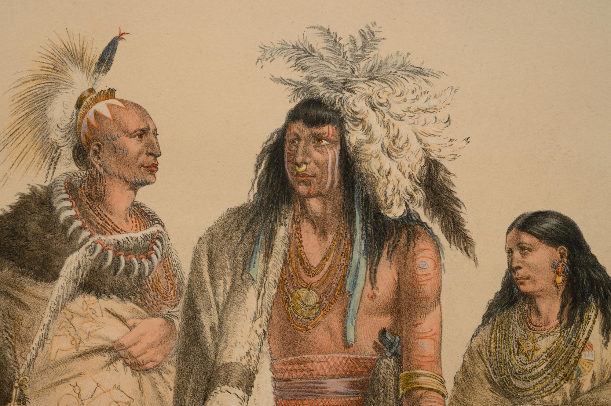 Two George Catlin Etchings
