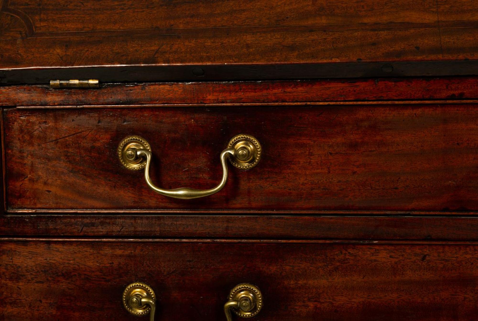 A Regency Mahogany Secretary Bookcase — 18TH CENTURY