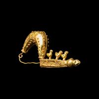 An Etruscan Gold Fibula