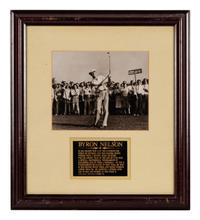 A Group of 13 Photographs of Golfers Formerly Displayed at Mike Ditka’s Restaurant