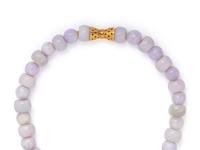 LAVENDER JADE BEAD NECKLACE