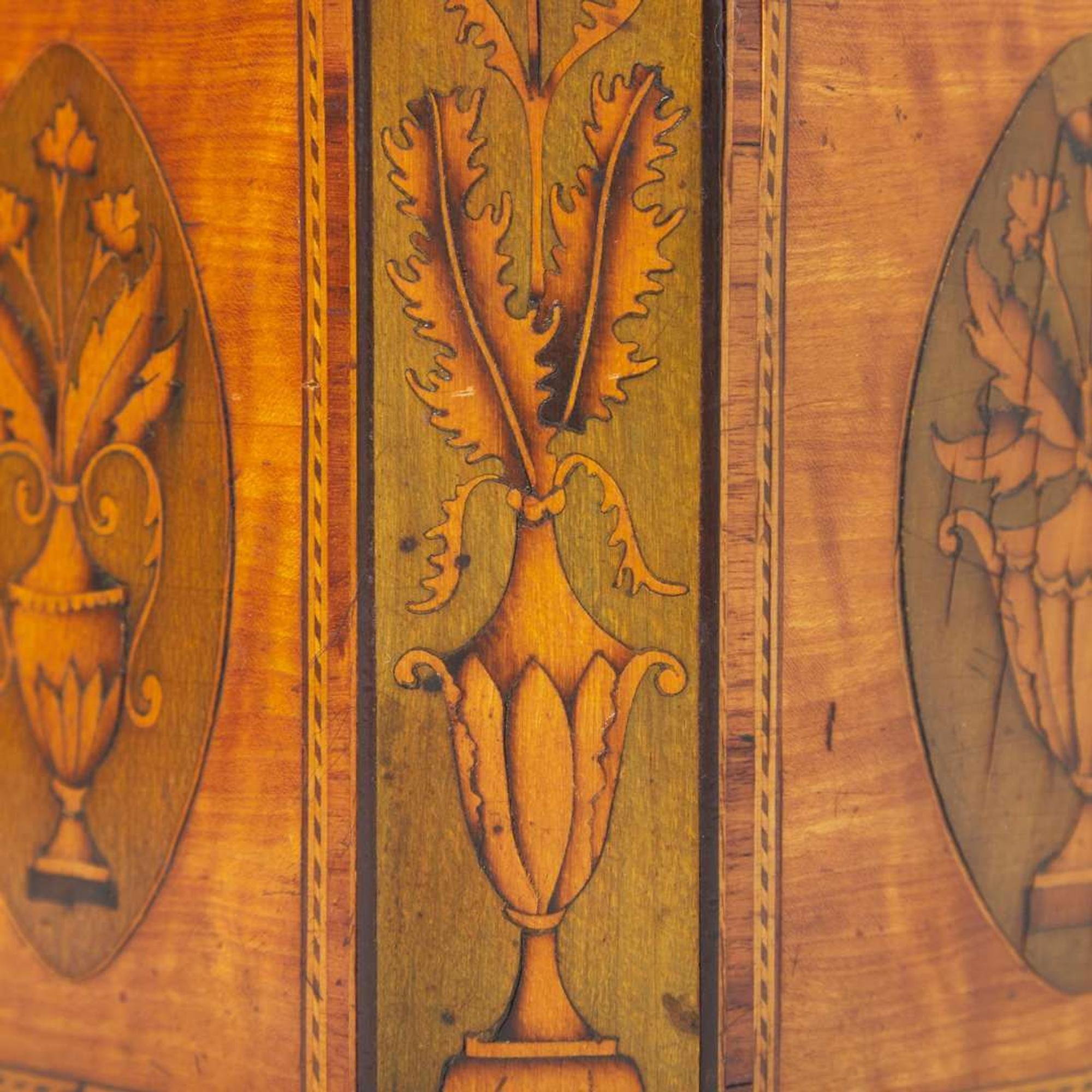 A group of three inlaid boxes late 18th - 19th century