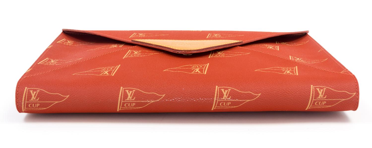 A Louis Vuitton Limited Edition The Americas Cup Portfolio, 14" x 10.5" x 1.5".