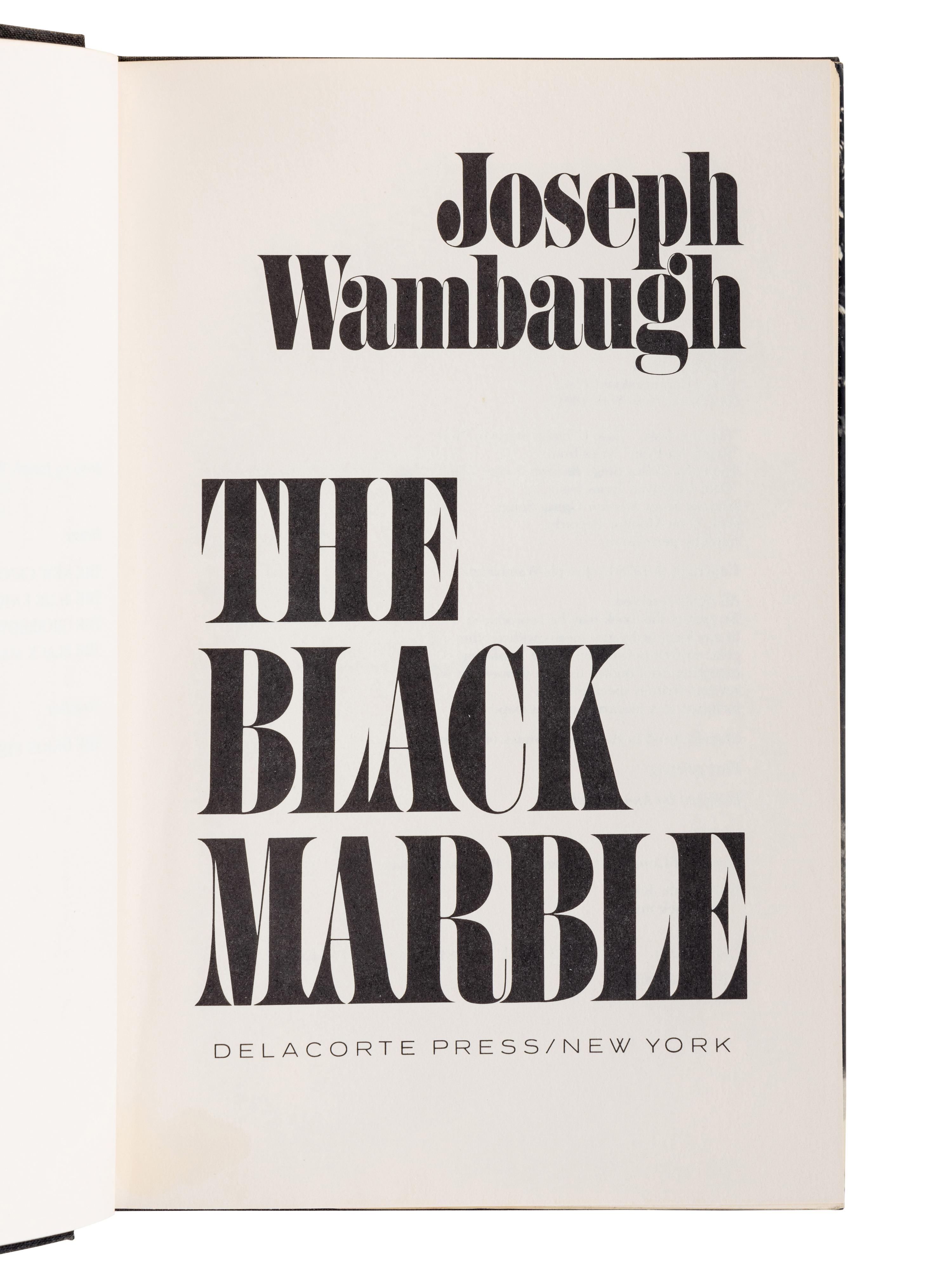 WAMBAUGH, Joseph (b. 1937). The New Centurions. London: Michael Joseph, 1971.
