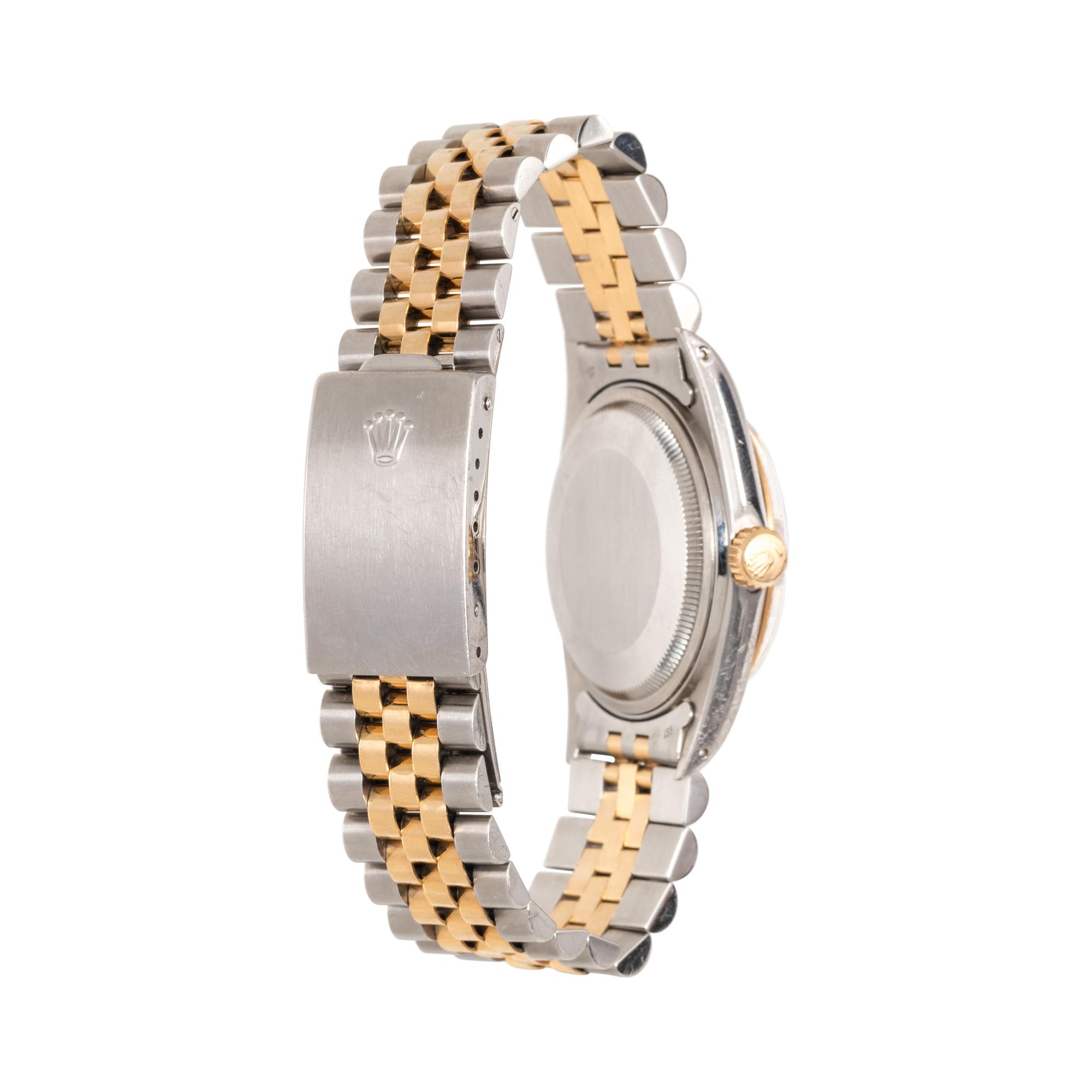 ROLEX, STAINLESS STEEL AND YELLOW GOLD REF. 6252 'OYSTER PERPETUAL DATEJUST' WRISTWATCH, CIRCA 1988