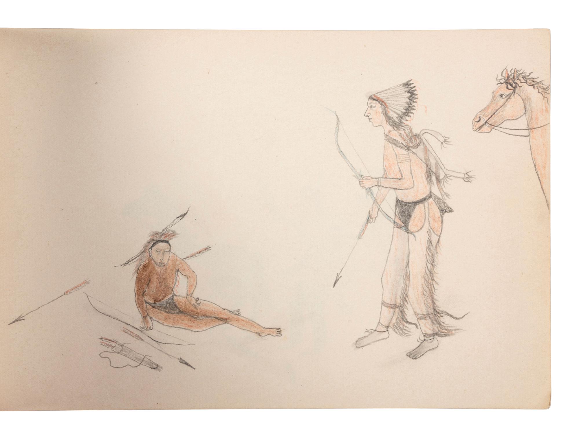 Rosebud Agency Sketchbook, by "Jack"