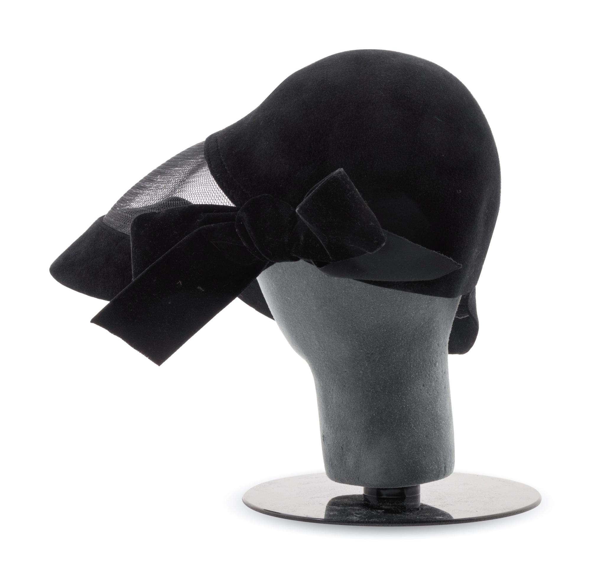 Two Pierre Cardin Hats, One Amy Downs Hat, and One Emanuel Ungaro Headband, 1960-90s