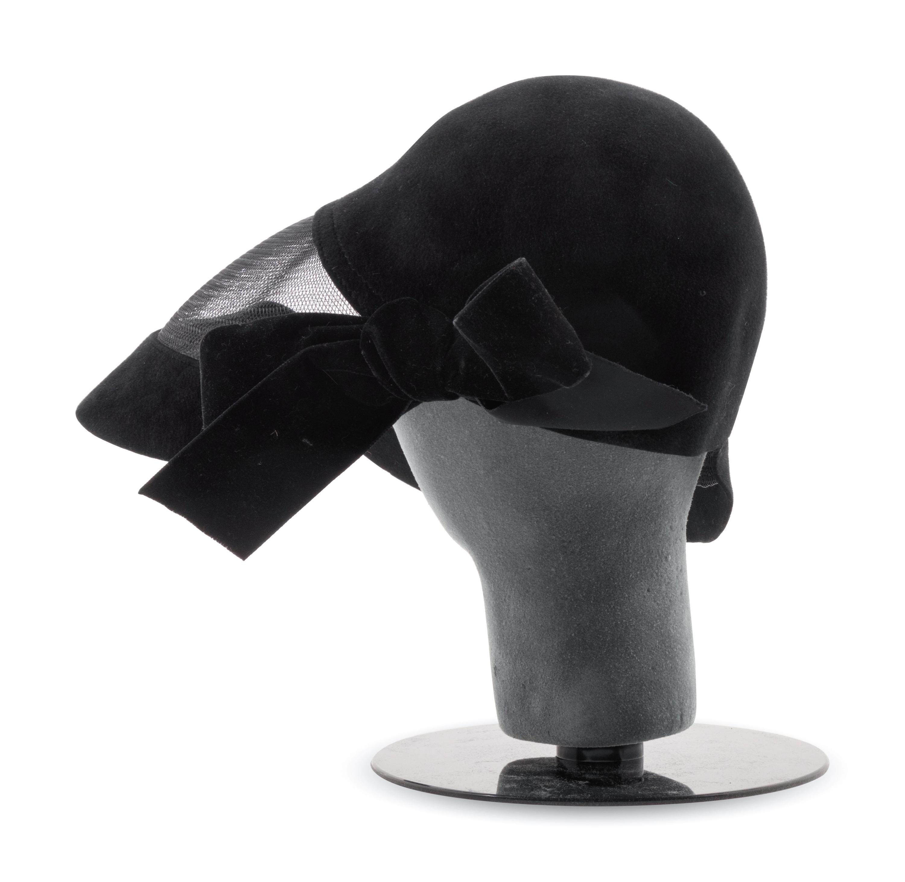 Two Pierre Cardin Hats, One Amy Downs Hat, and One Emanuel Ungaro Headband, 1960-90s