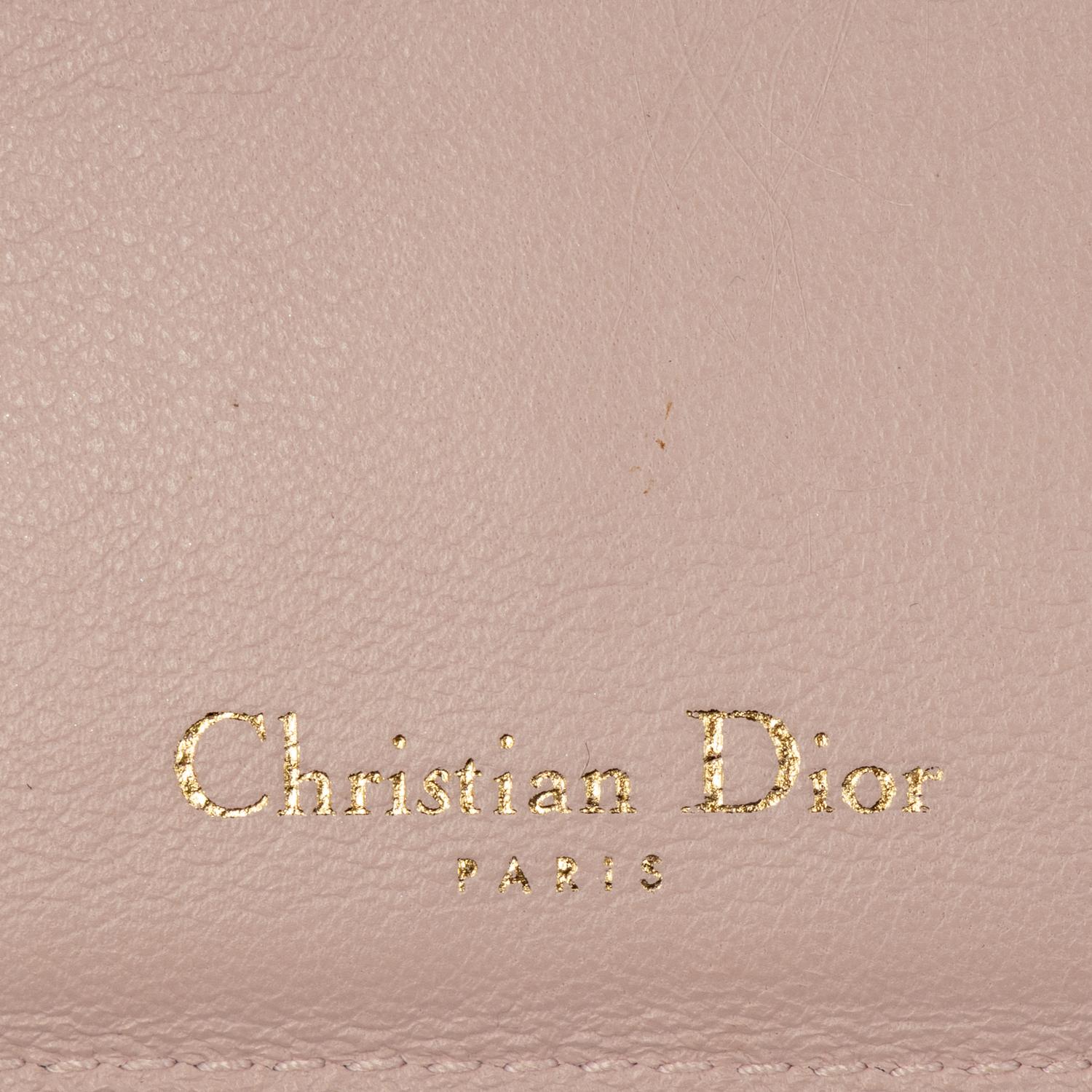 CHRISTIAN DIOR, METALLIC DIORAMA FLAP BAG & WALLET