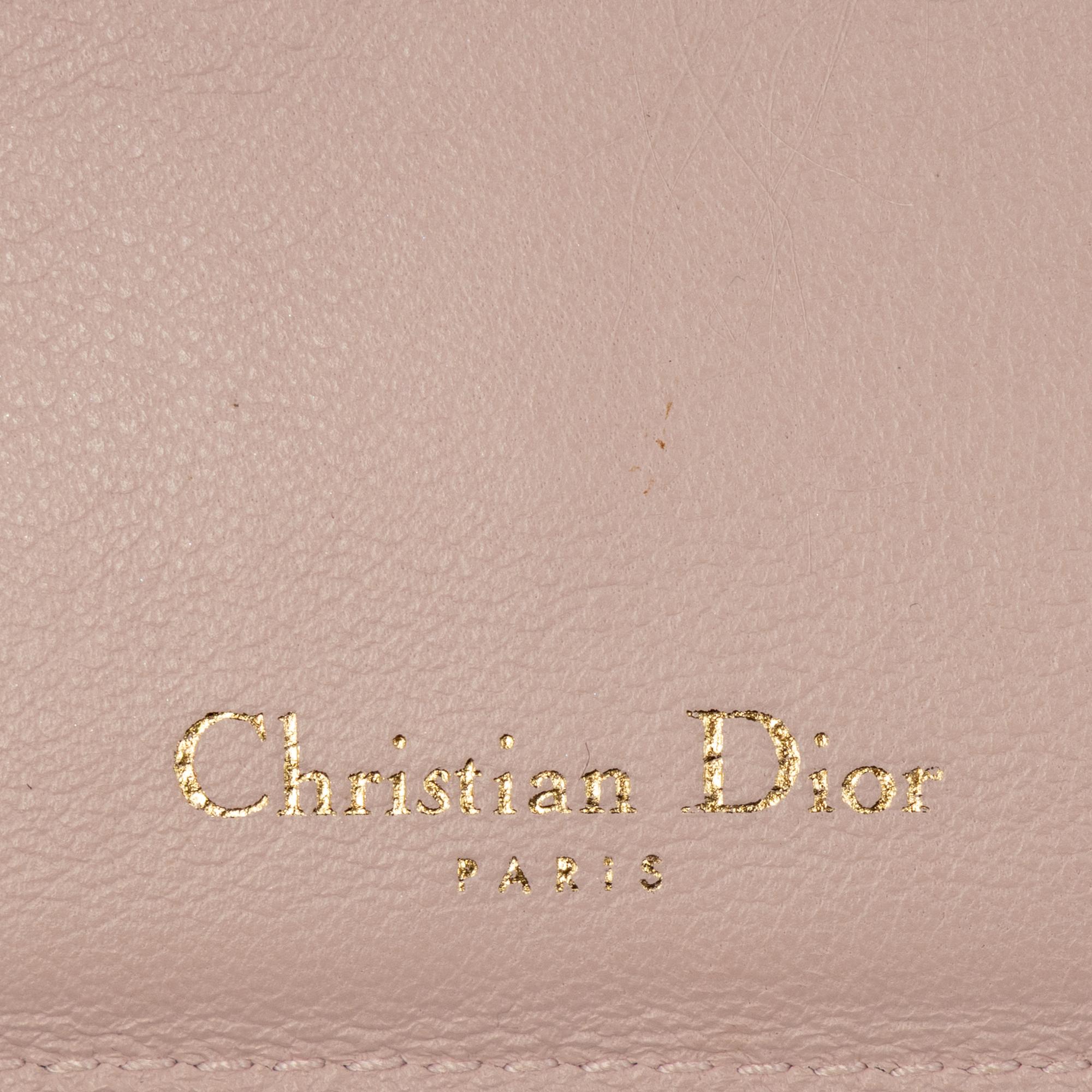 CHRISTIAN DIOR, METALLIC DIORAMA FLAP BAG & WALLET