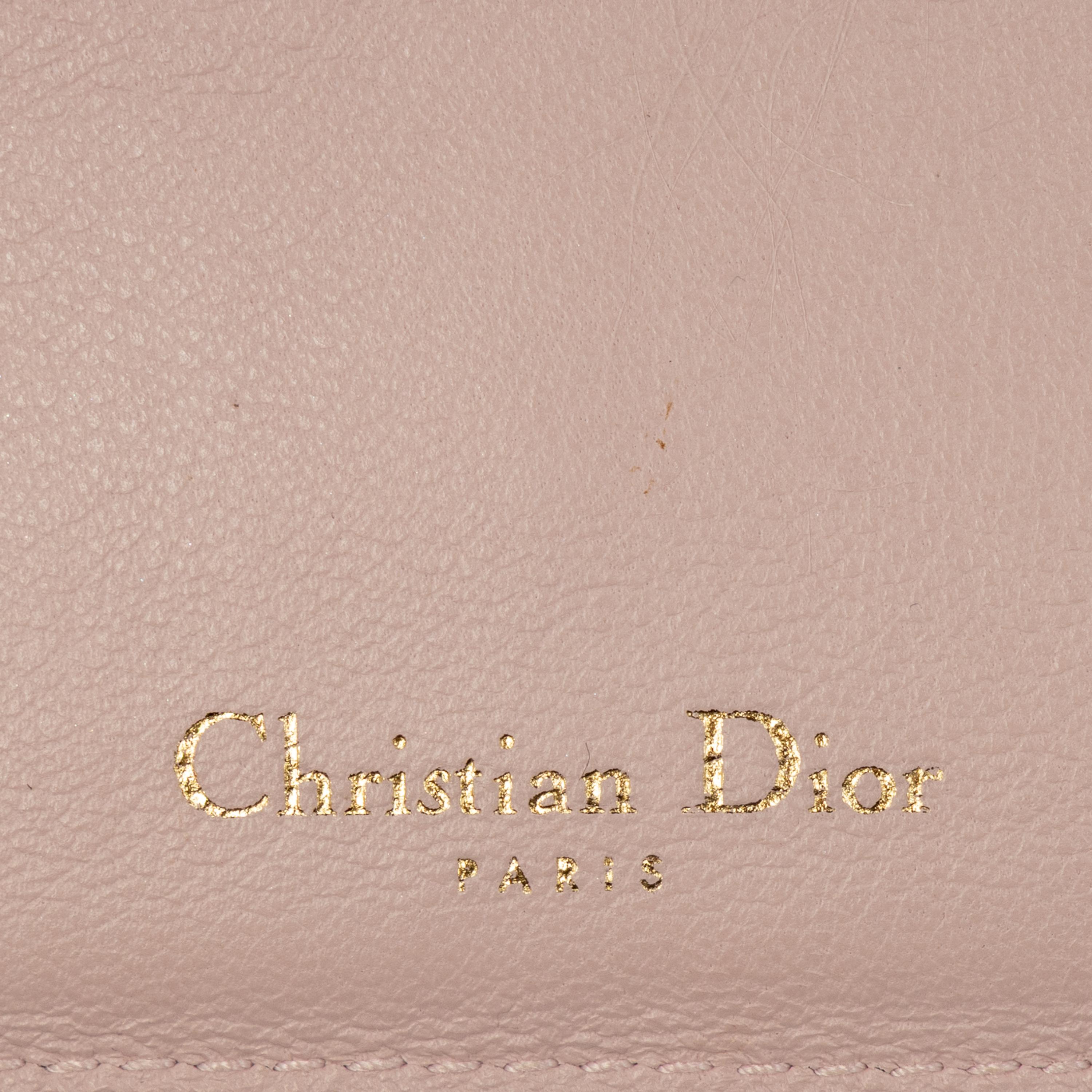 CHRISTIAN DIOR, METALLIC DIORAMA FLAP BAG & WALLET
