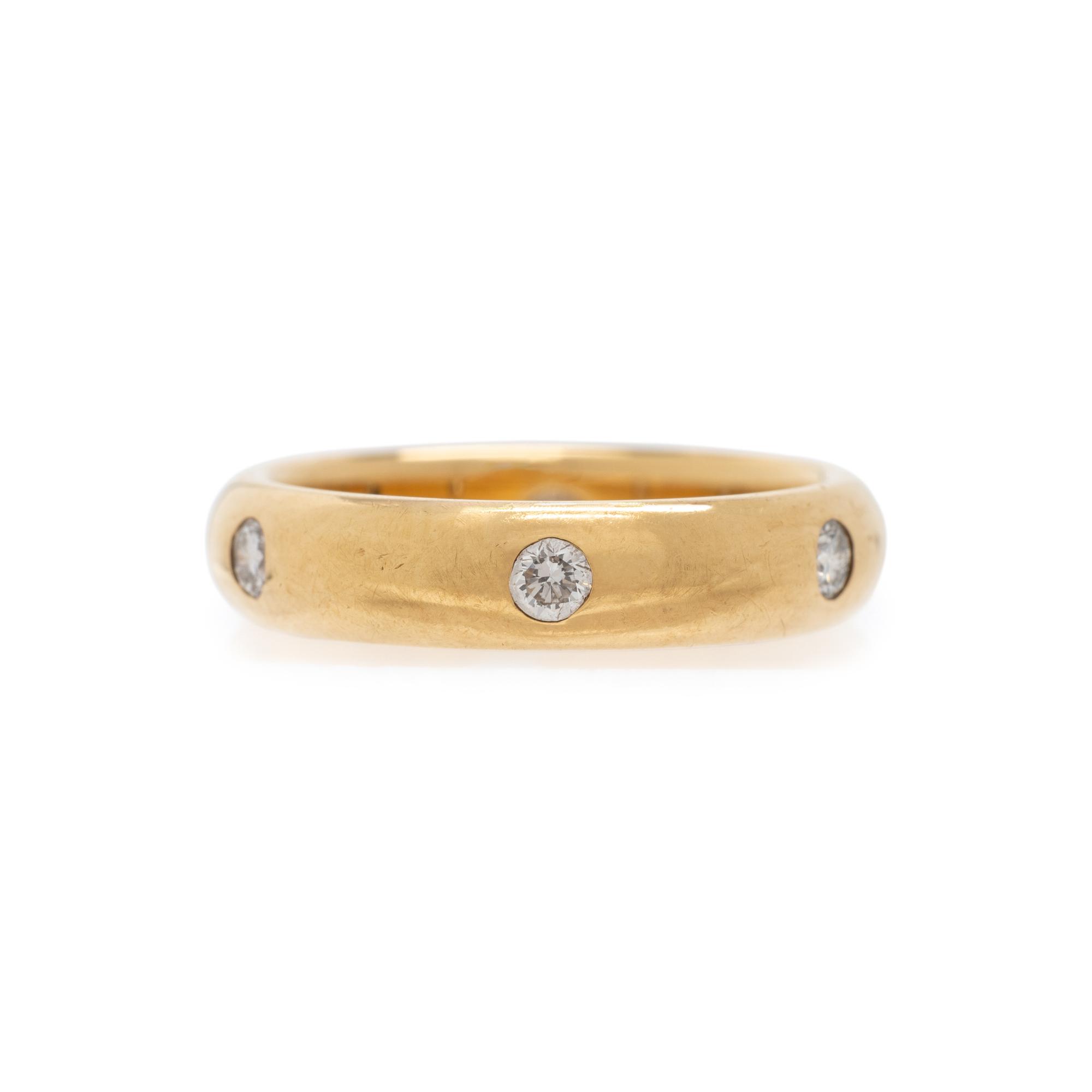 CARTIER, YELLOW GOLD AND DIAMOND RING