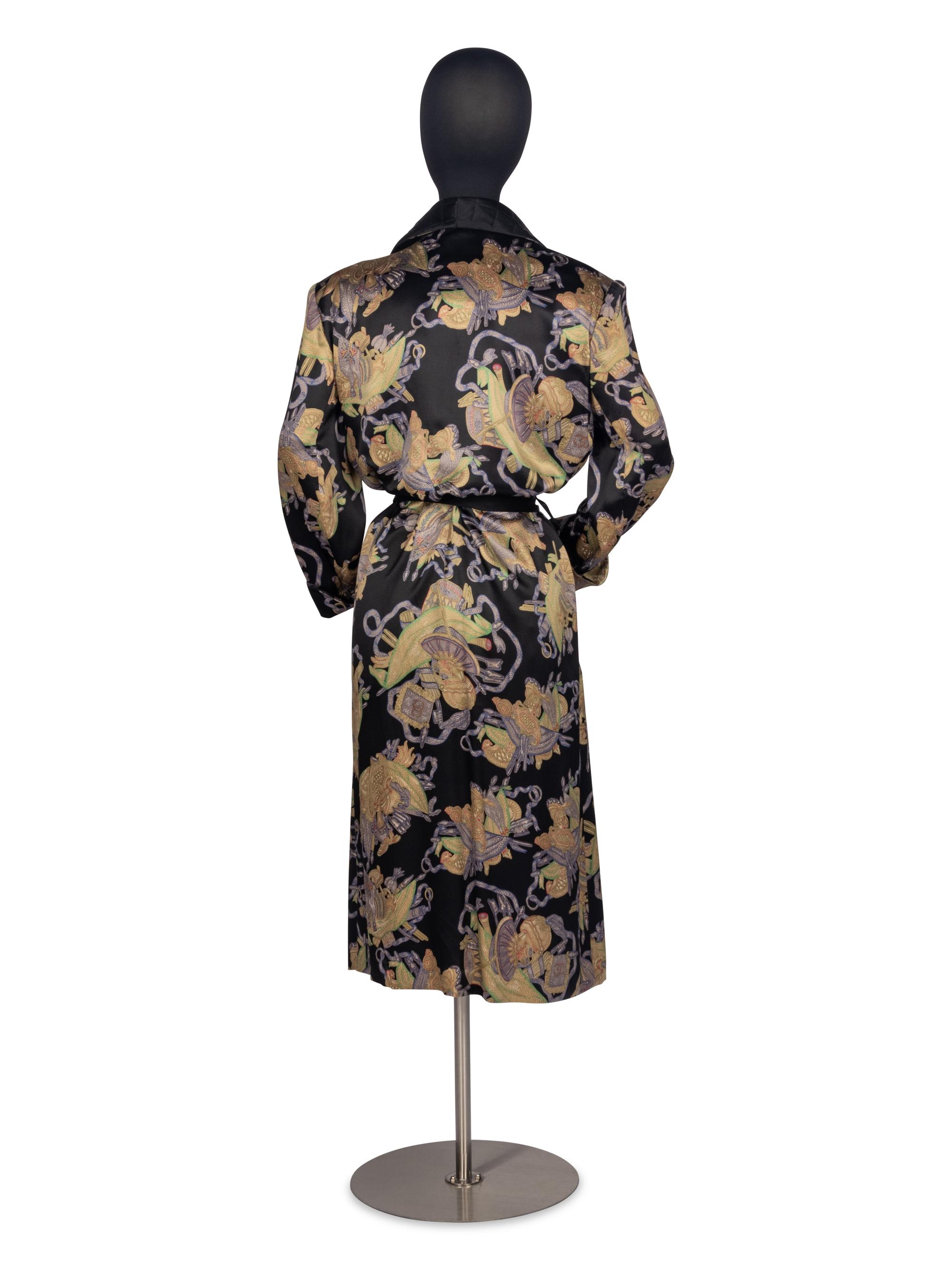 Chanel Smoking Jacket with Tasseled Belt