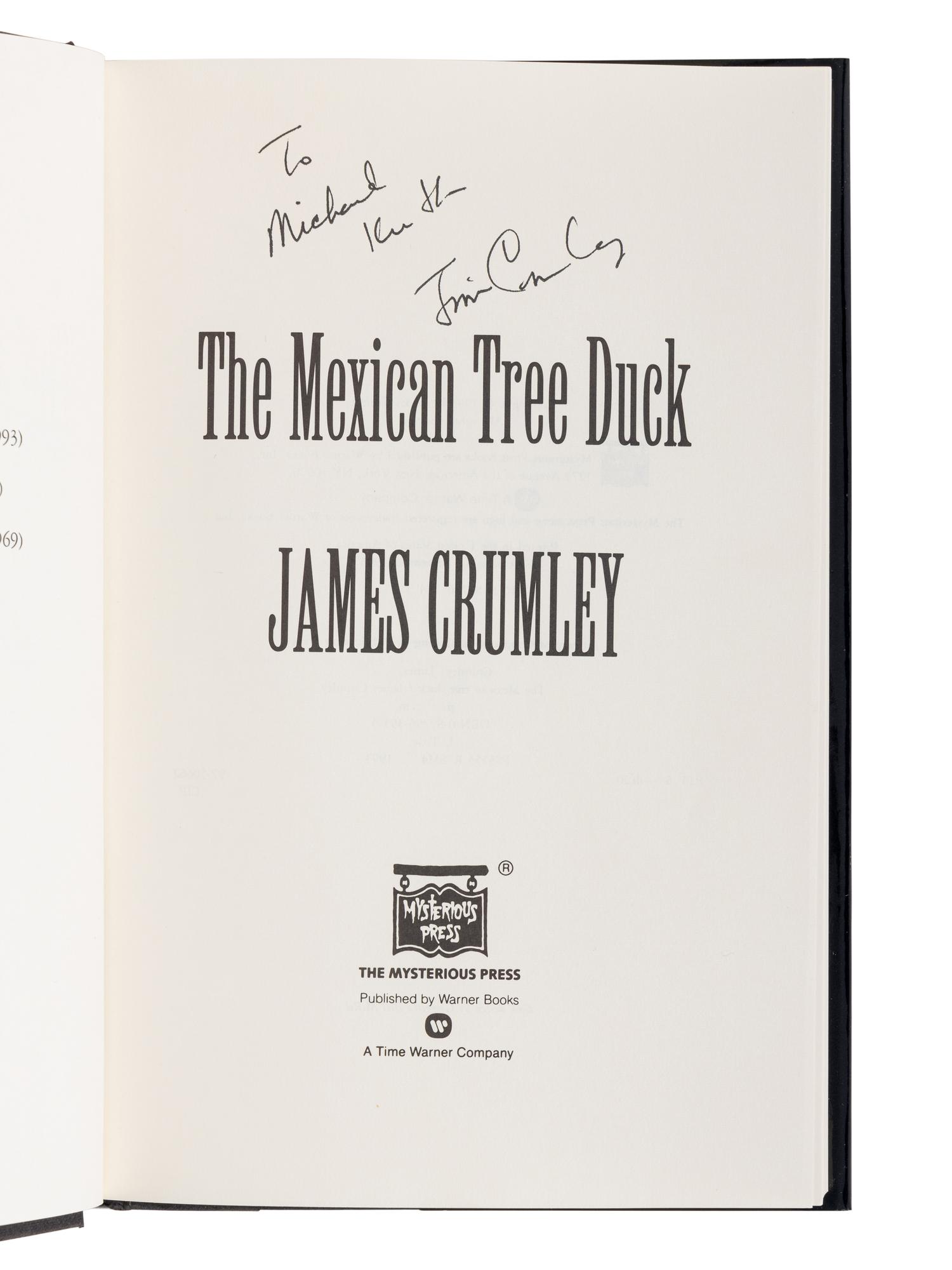 CRUMLEY, James (1939-2008). A group of 6 works by Crumley, ALL FIRST OR LIMITED EDITONS, ALL SIGNED OR INSCRIBED, comprising:
