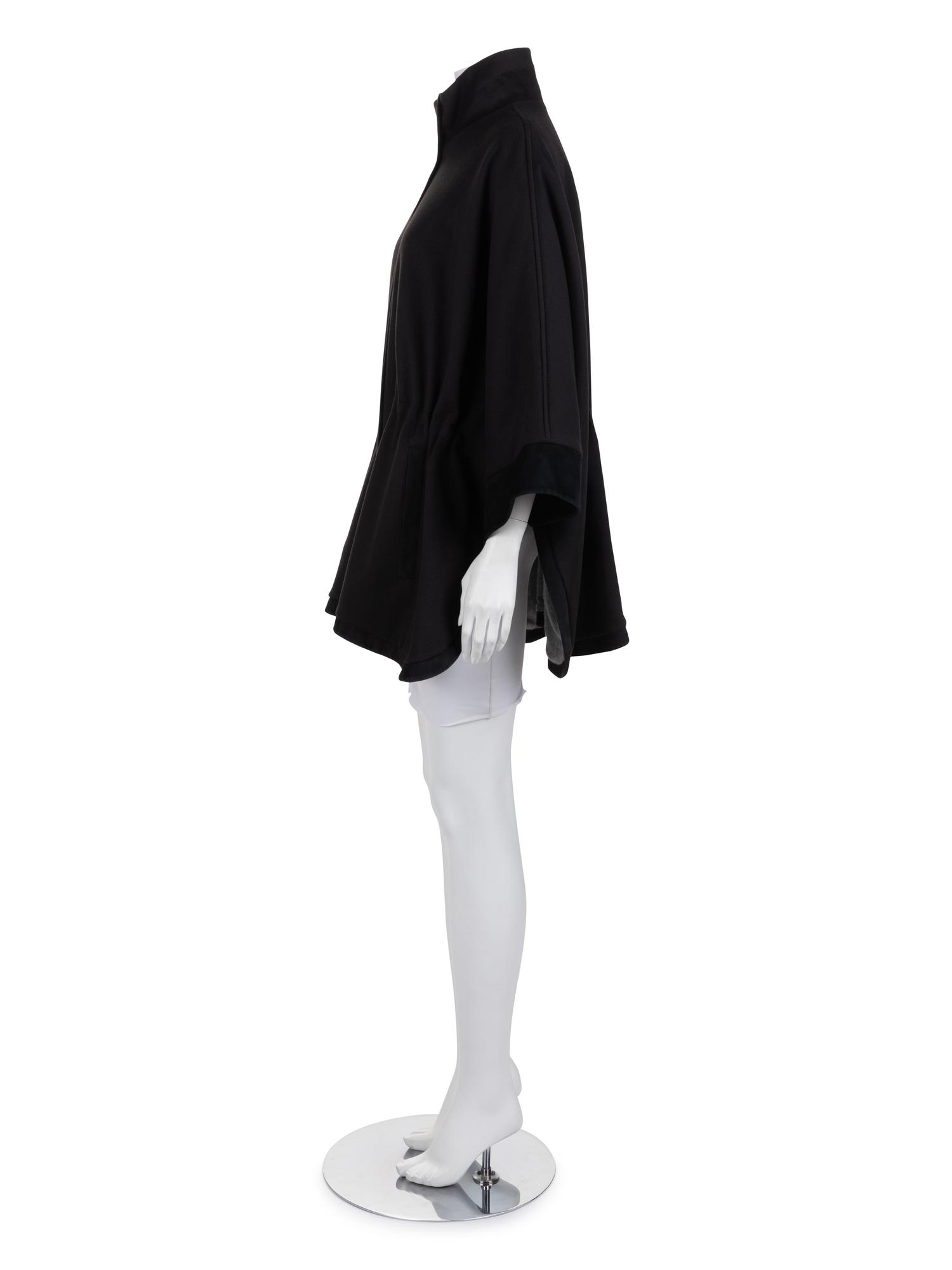 Loro Piana Cashmere and Suede Poncho