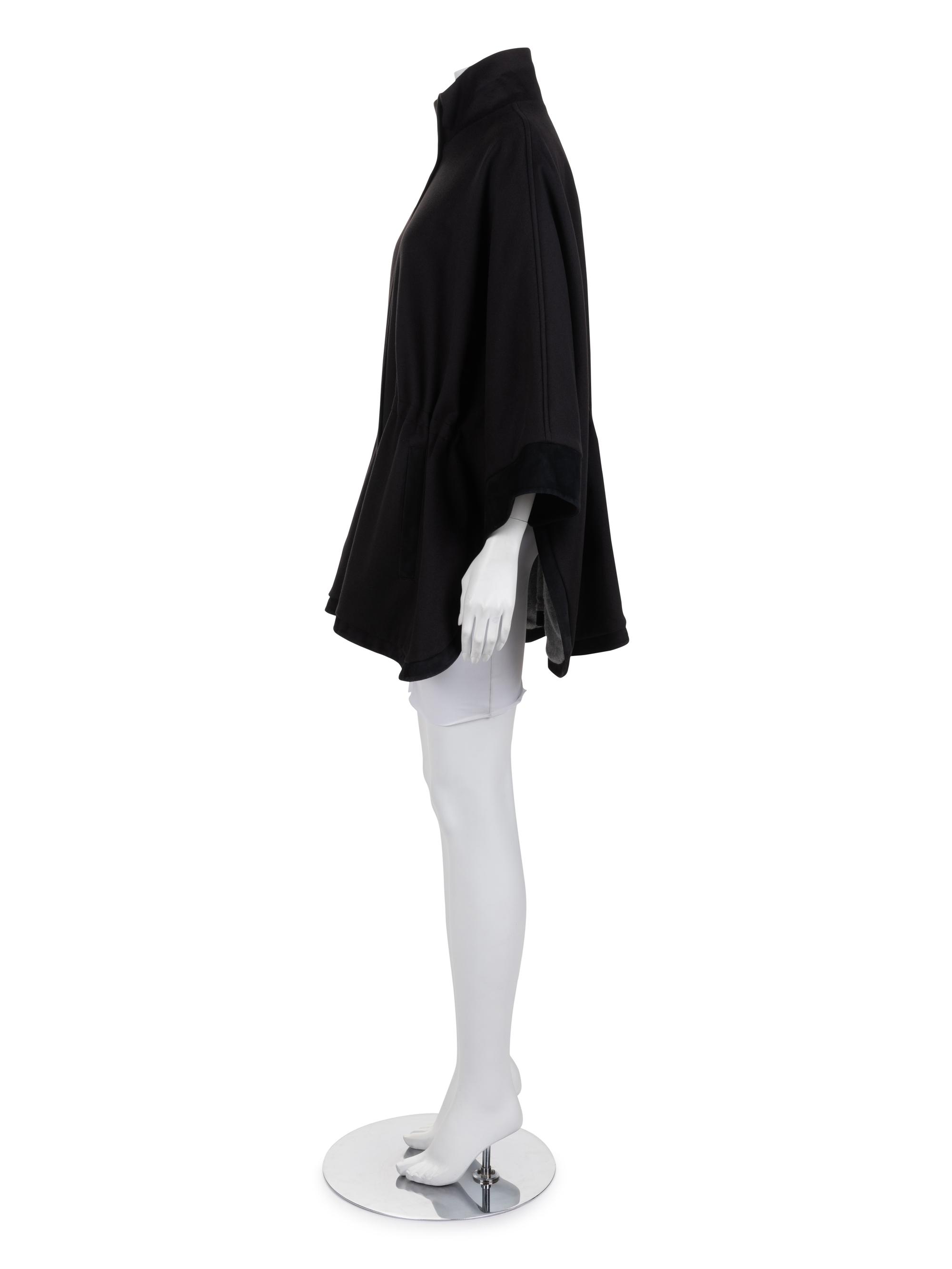 Loro Piana Cashmere and Suede Poncho