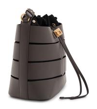 Salvatore Ferragamo Sansy Leather Cut-Out Bucket Bag, 2010s