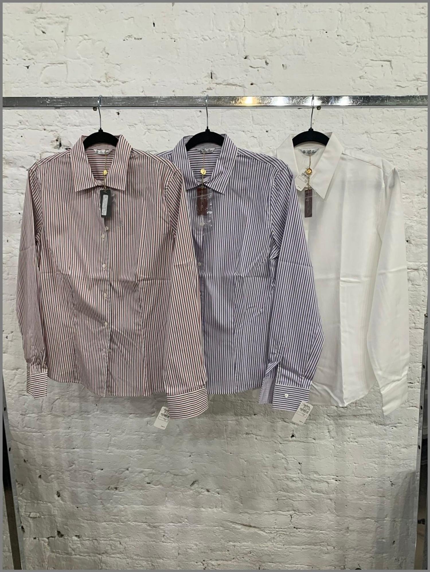 Three Loro Piana Cotton Dress Shirts, 2000s