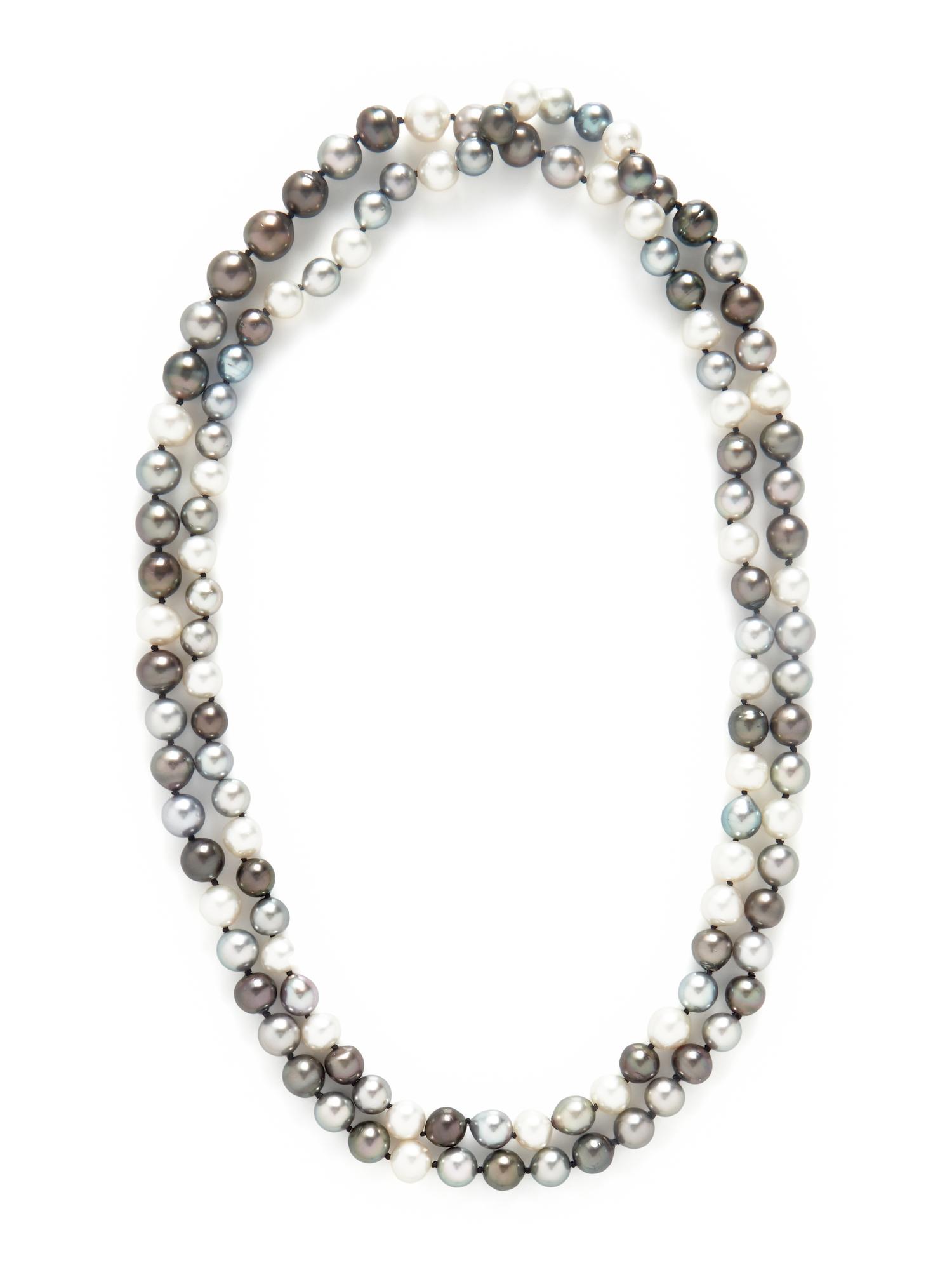 TWO CULTURED PEARL NECKLACES
