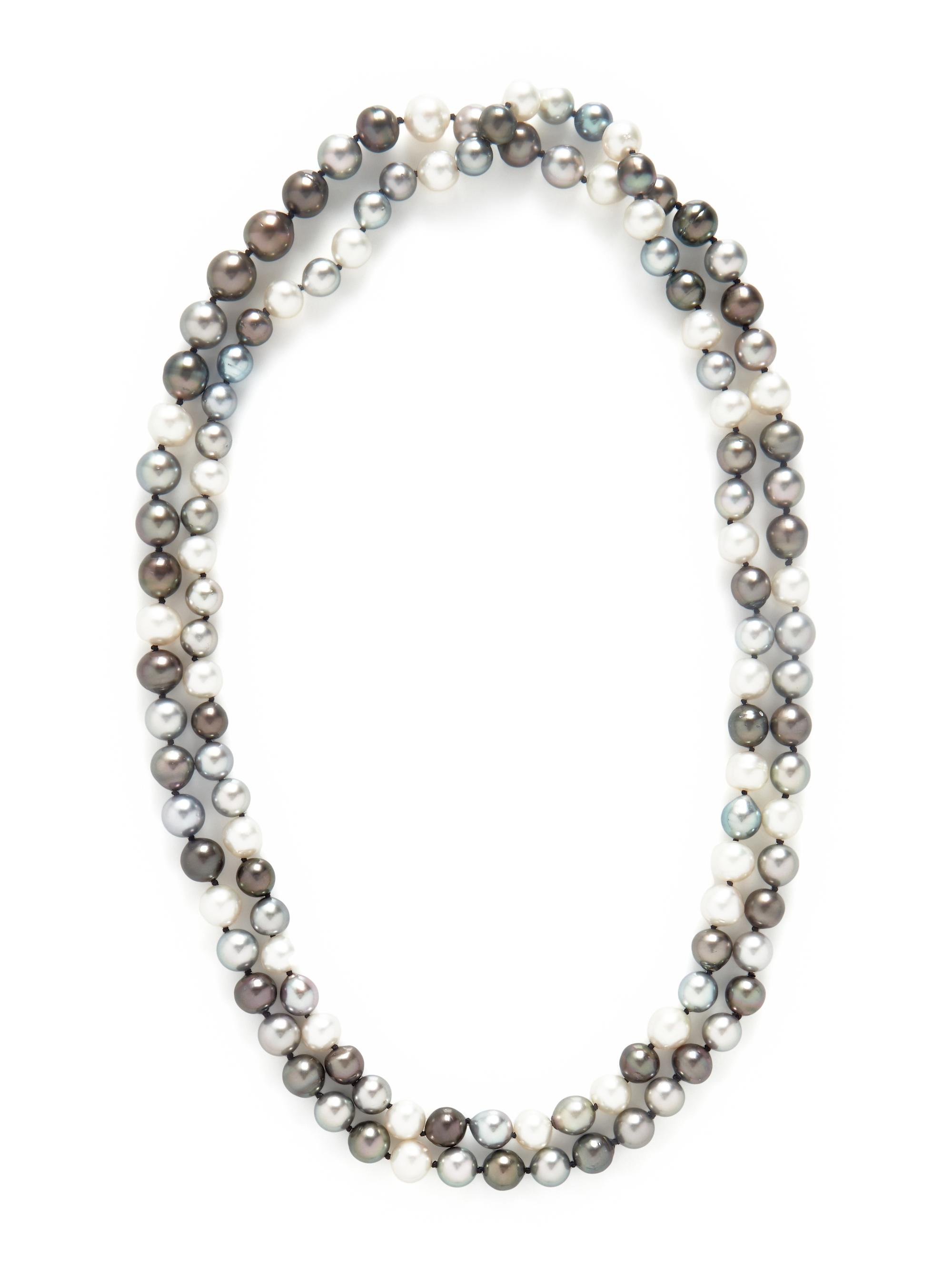 TWO CULTURED PEARL NECKLACES