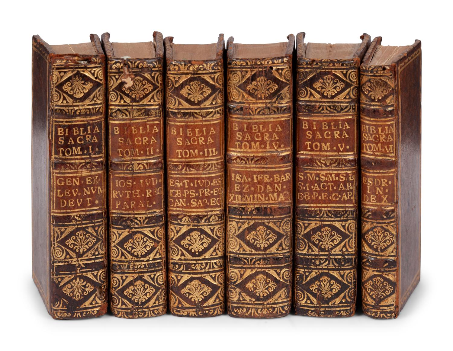 [MINIATURE BOOKS]. [BIBLE, in Latin]. Biblia Sacra. Cologne: Sumpt. Haered. Bern. Gualteri et Sociorum, 1639.