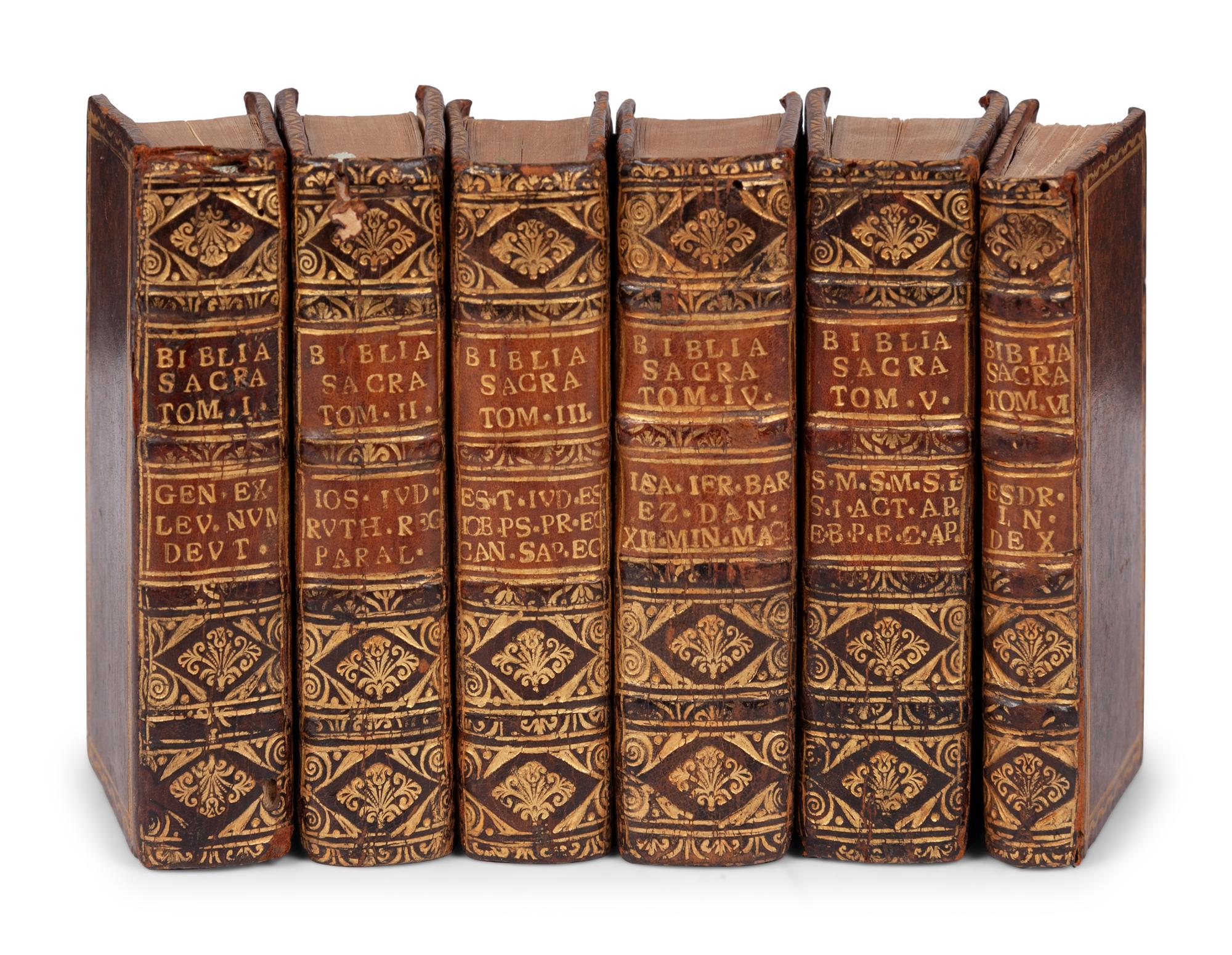[MINIATURE BOOKS]. [BIBLE, in Latin]. Biblia Sacra. Cologne: Sumpt. Haered. Bern. Gualteri et Sociorum, 1639.