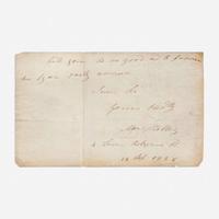 [Autographs & Manuscripts] [Shelley, Mary] Rossetti, Lucy Madox Mrs. Shelley