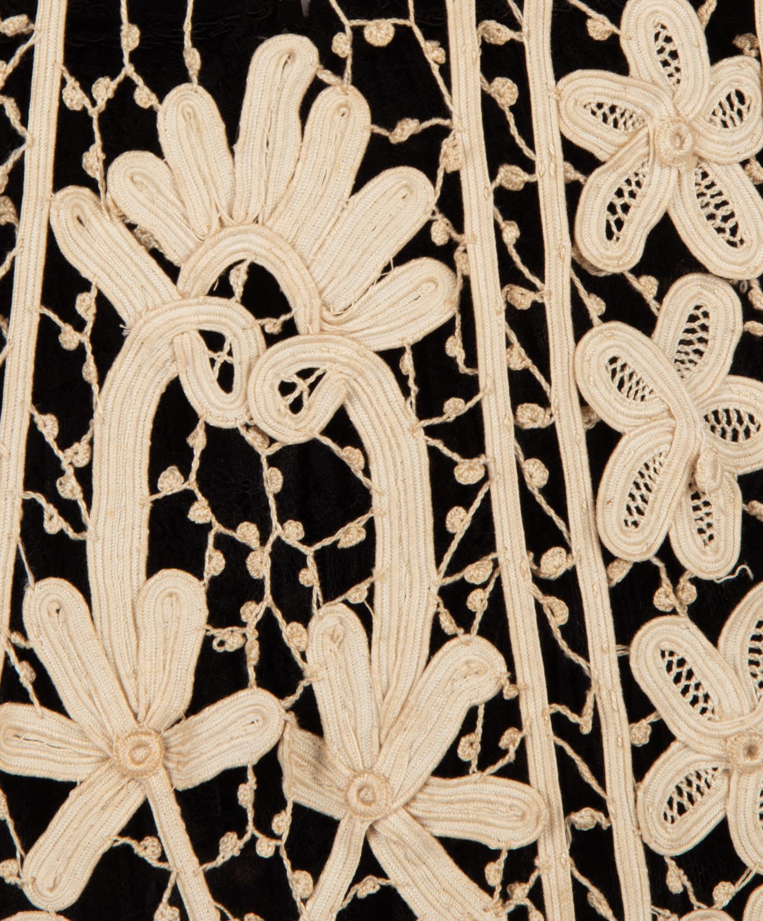 Edwardian Ivory Lace Jacket, 1900s-1910s