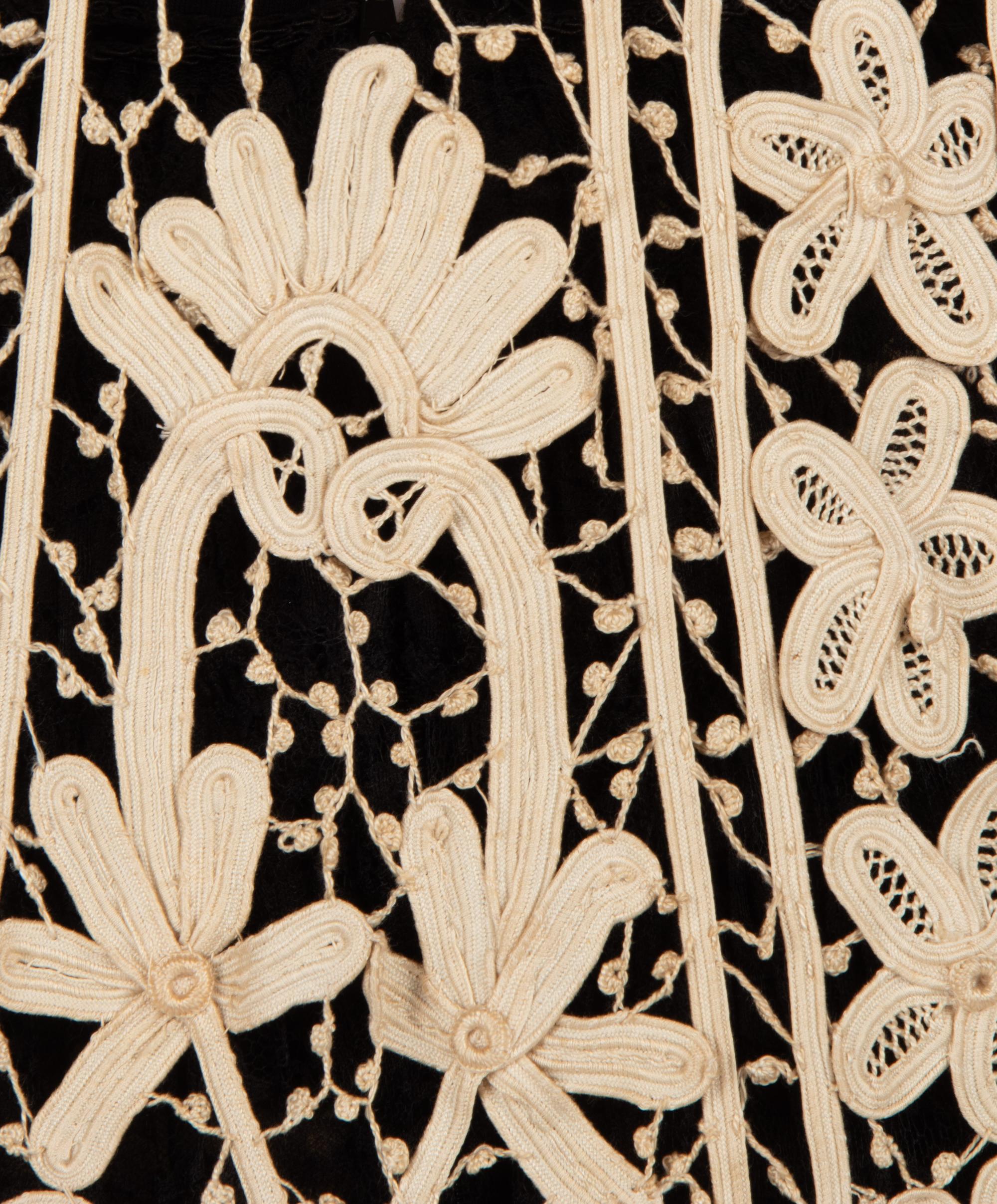 Edwardian Ivory Lace Jacket, 1900s-1910s