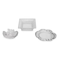 Three Lalique Table Articles