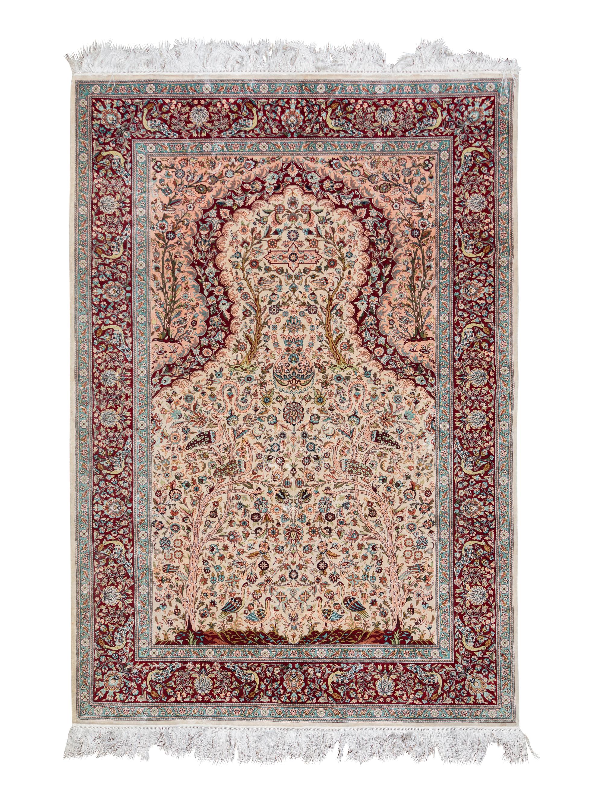 A Persian Silk Rug