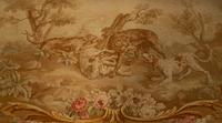 A Louis XVI Style Giltwood Settee with Tapestry Upholstery — LATE 19TH CENTURY