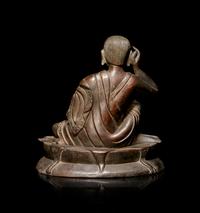 A Tibetan Bronze Figure of Milarepa