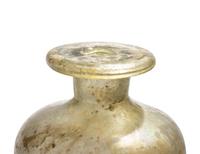 A Roman Pale Blue Glass Bottle