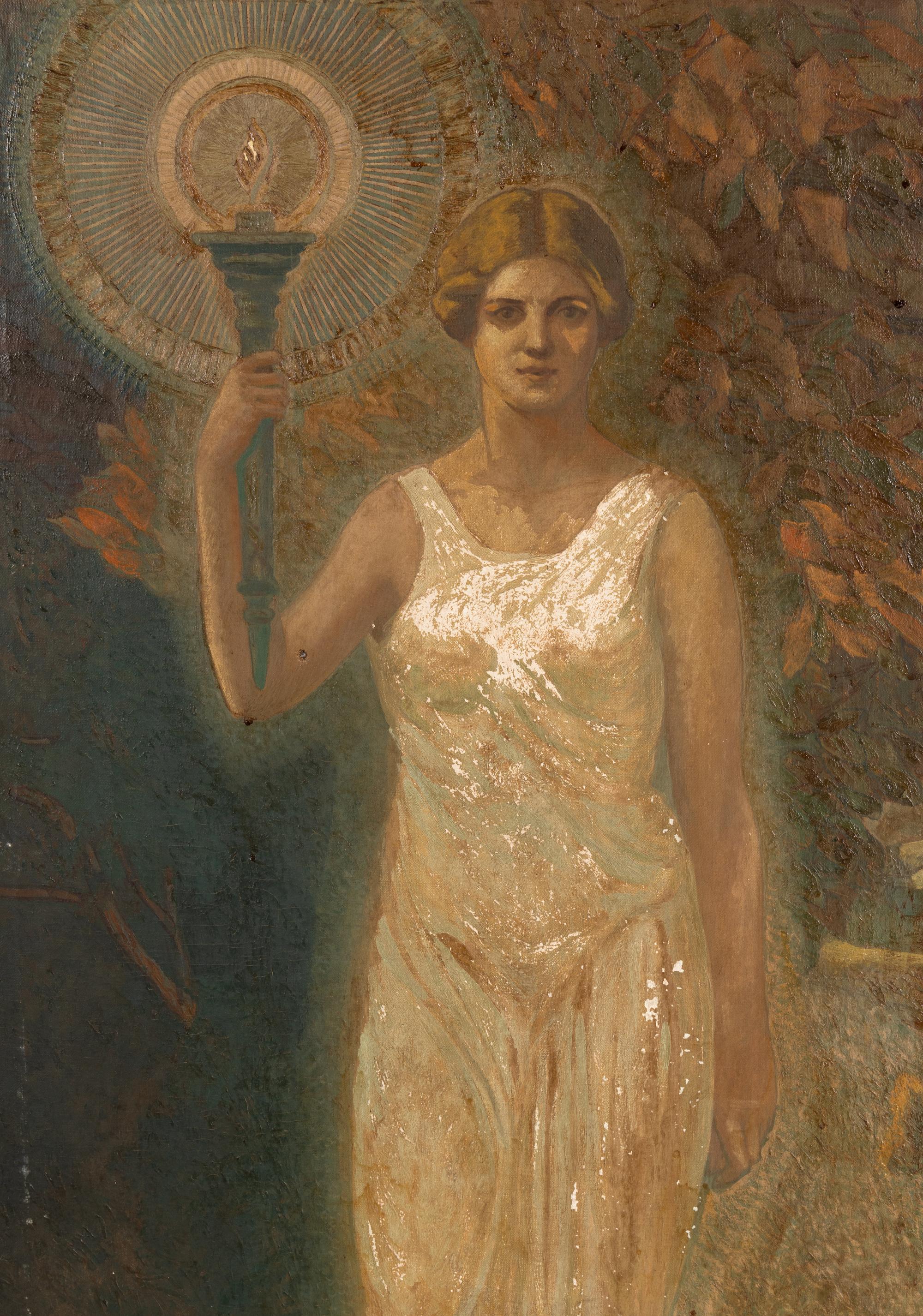 Triad of Life: Highlighting Labor, Business, Athletics and Education , 1926