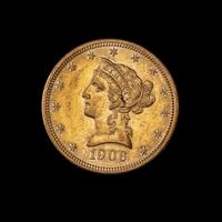 A United States 1906 Liberty Head $10 Gold Coin