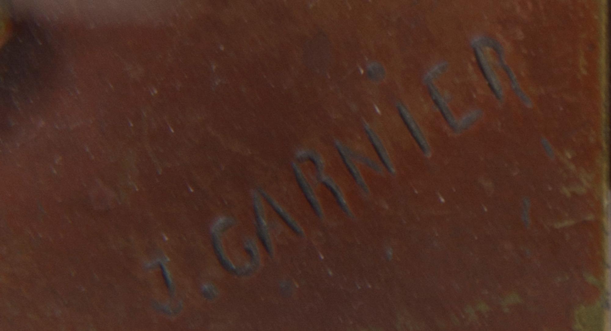 A French Bronze Sculpture, Jean Garnier (1853-1910), Height 12 1/2 inches.