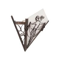 An Art Deco Fer Forge Sconce 13" W x 6.75" D x 12" H — France, Circa 1920