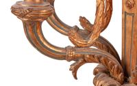 An Italian Baroque Style Giltwood Six-Light Chandelier